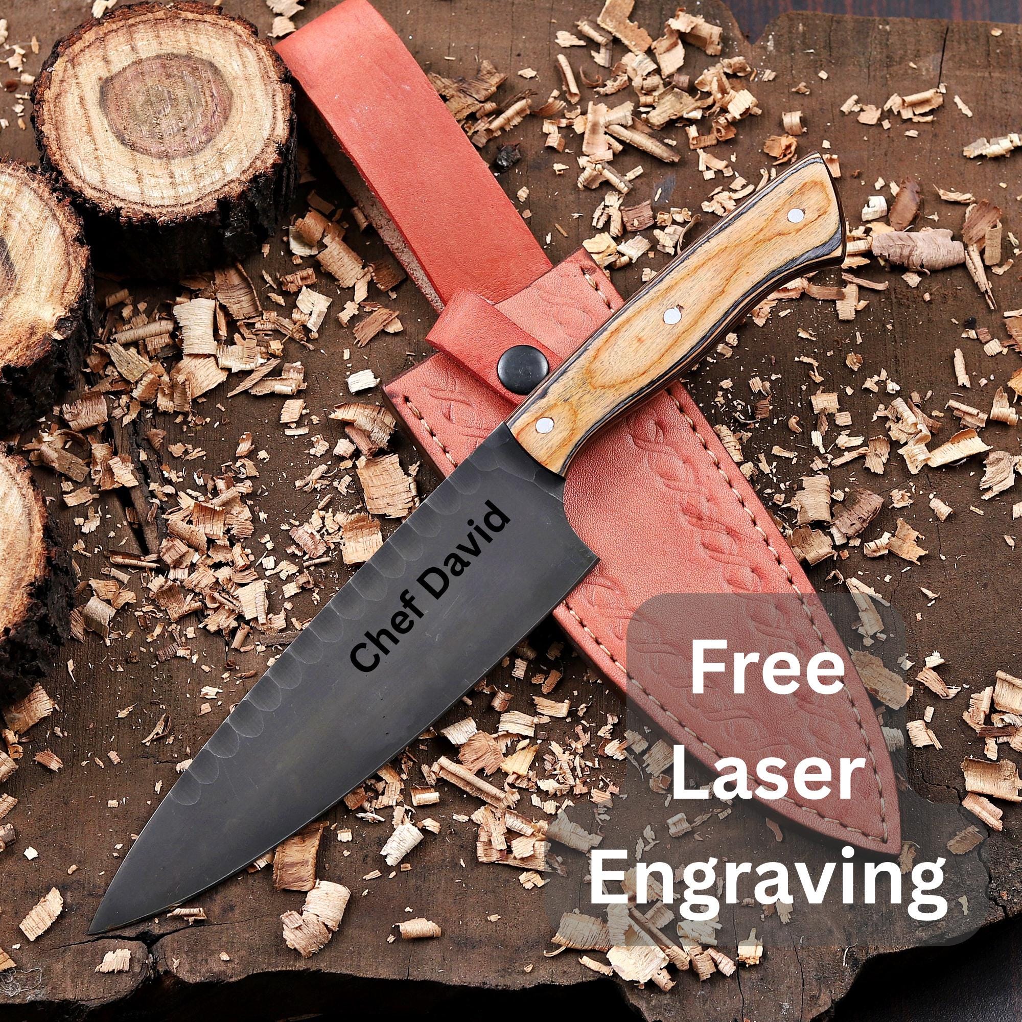 Custom Engraved Chef Knife