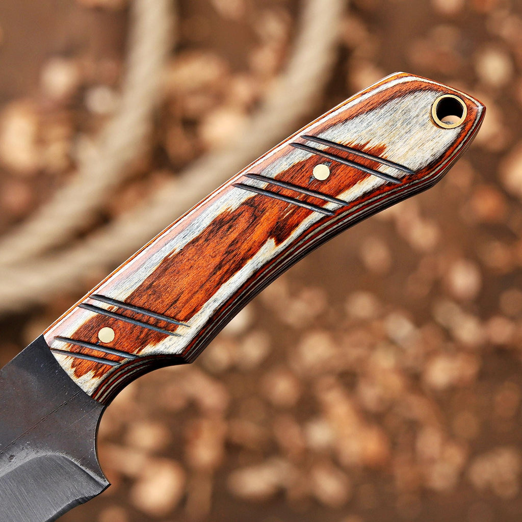 Personalized EDC Fixed Blade Knife with Sheath