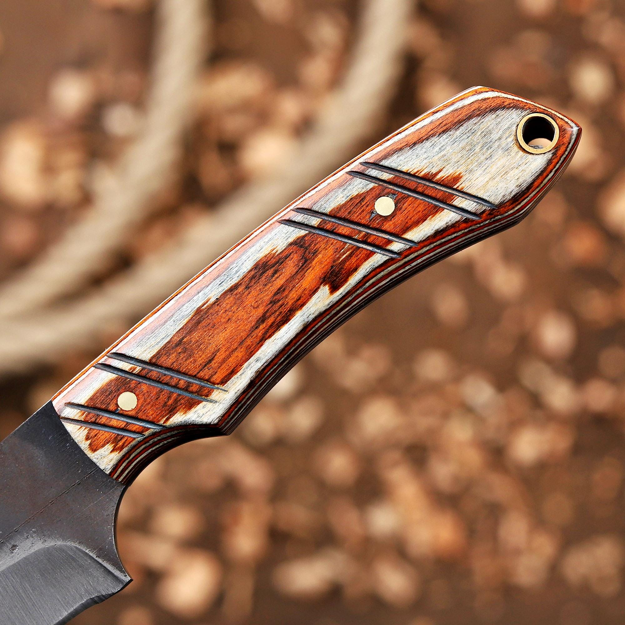 Personalized EDC Fixed Blade Knife with Sheath