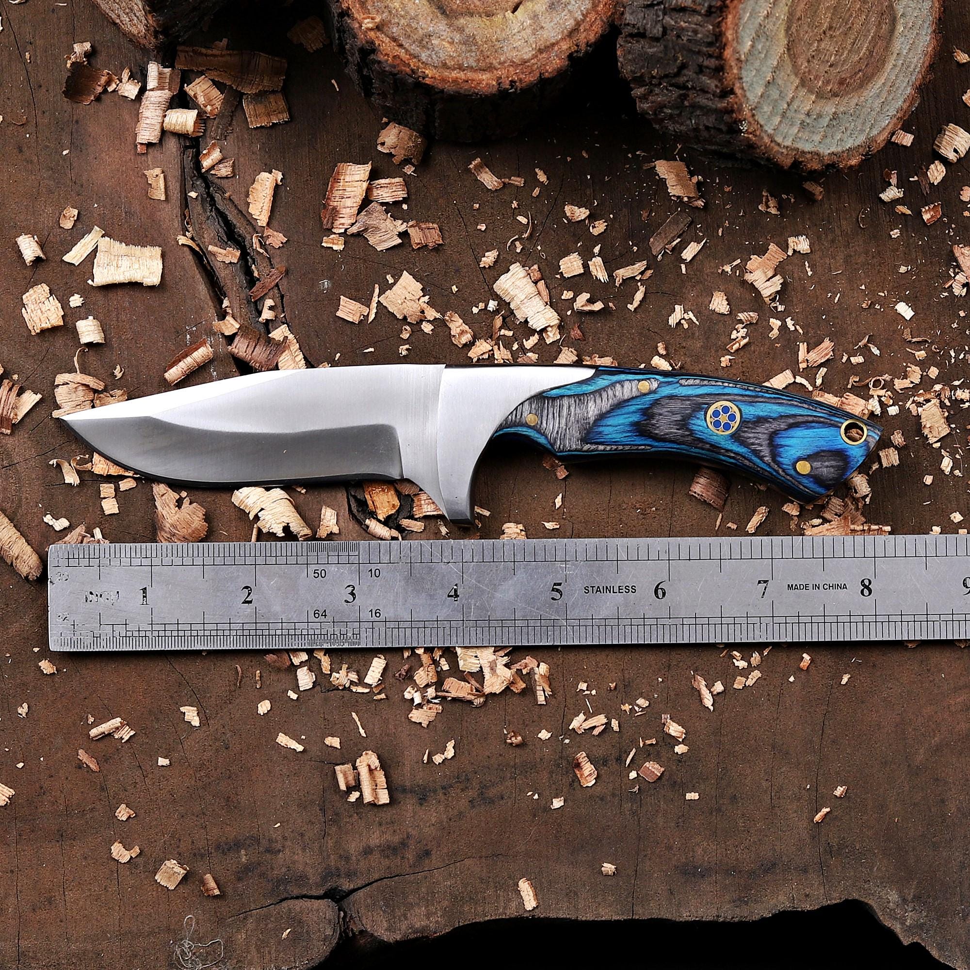 Personalized EDC Fixed Blade Knife with Sheath