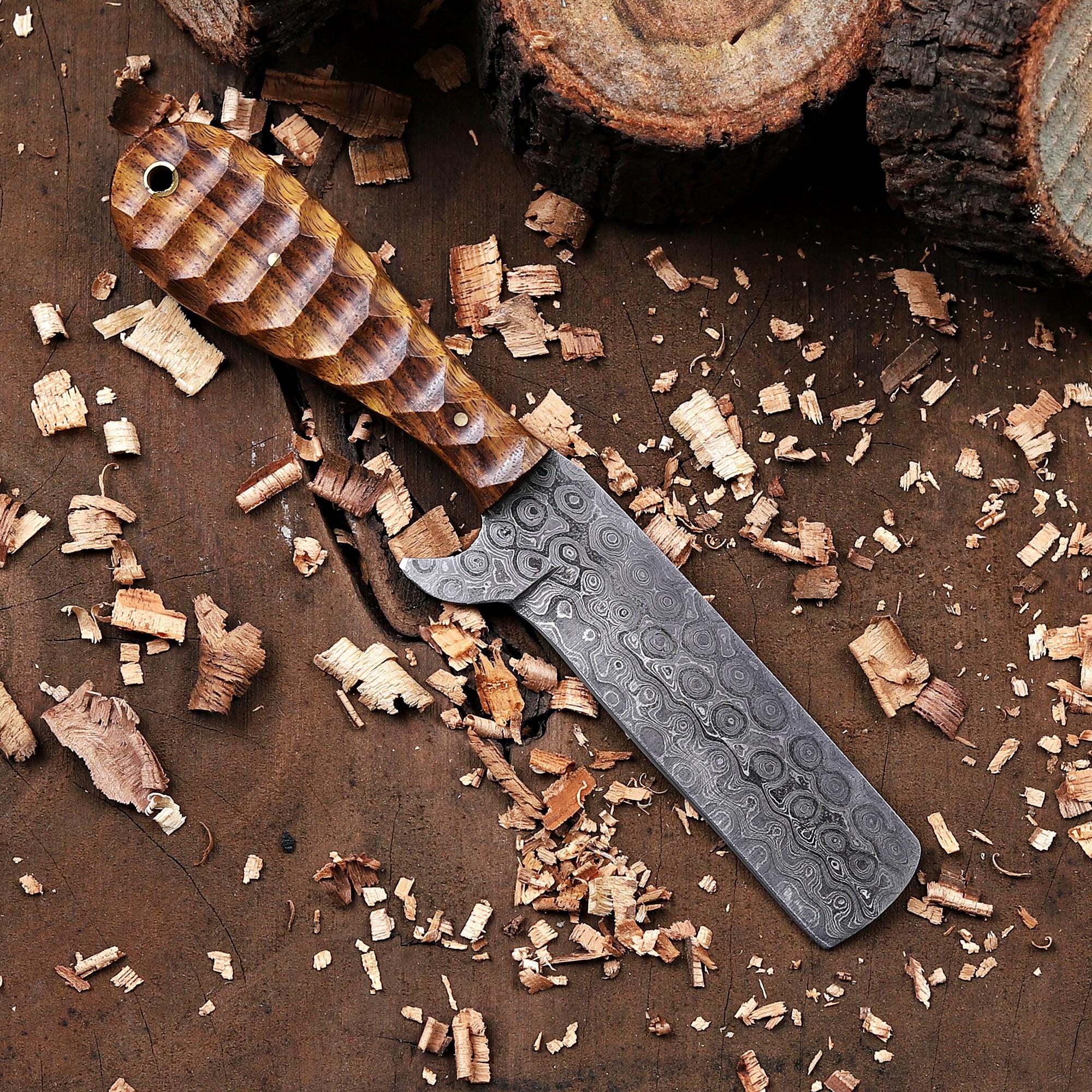 Personalized Bull Cutter Knife with Vertical Sheath