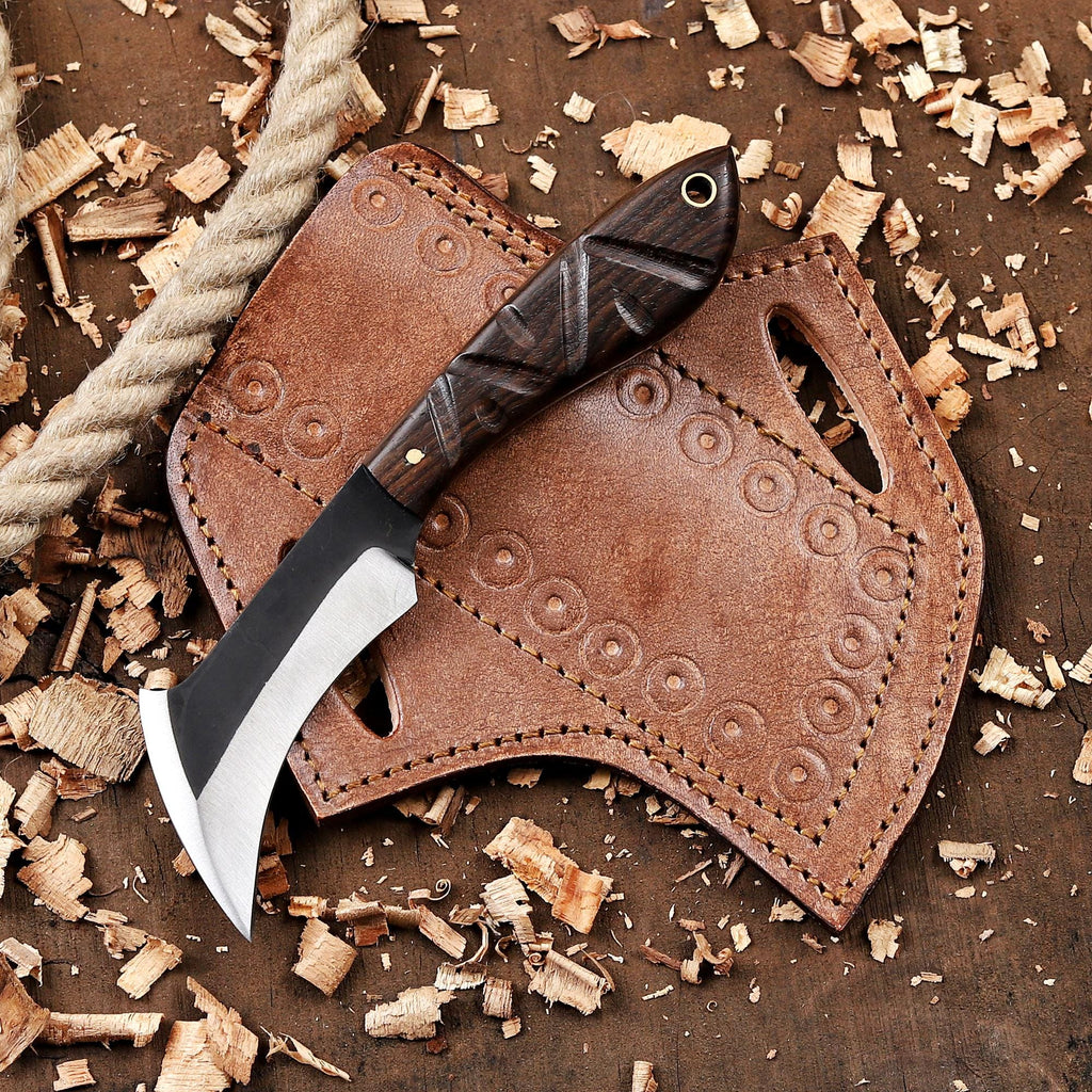 Personalized Hawkbill Knife with Sheath