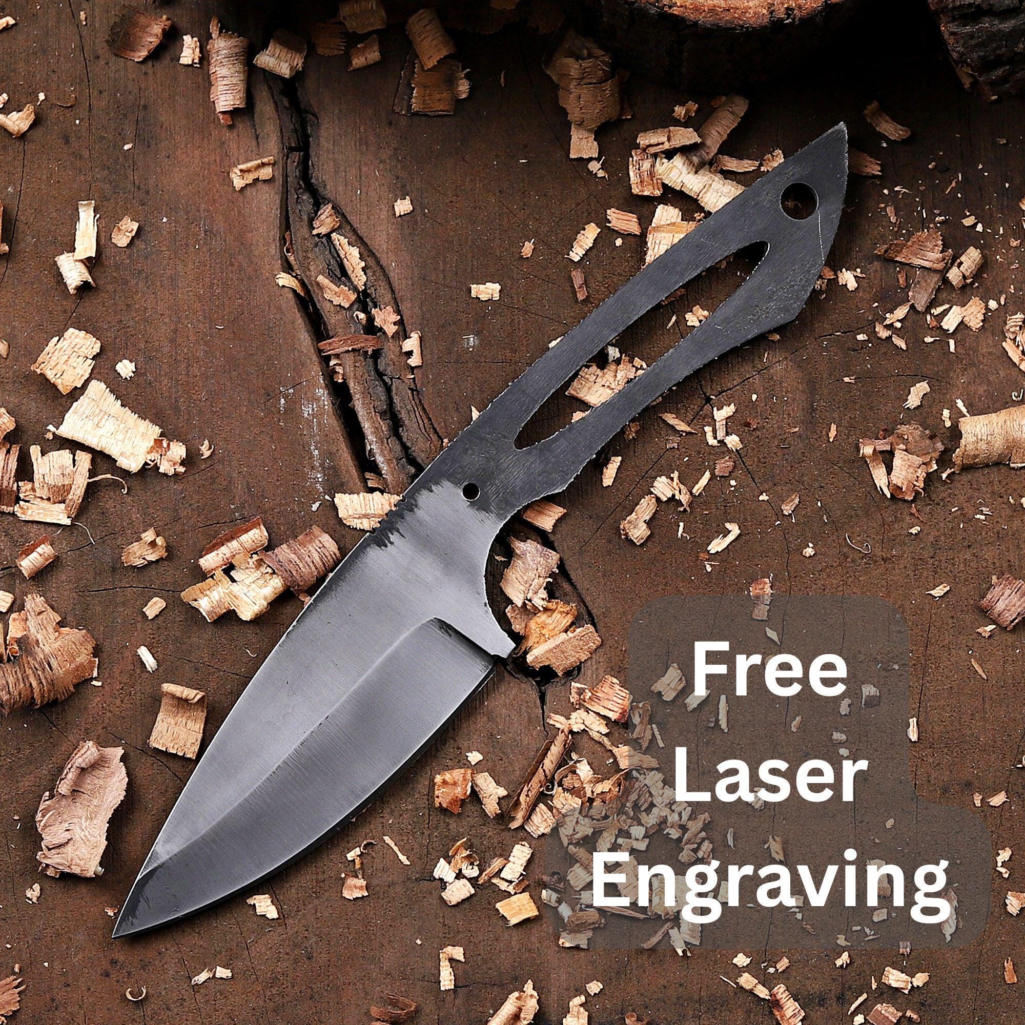 Personalized Skinner Knife Blank Blade