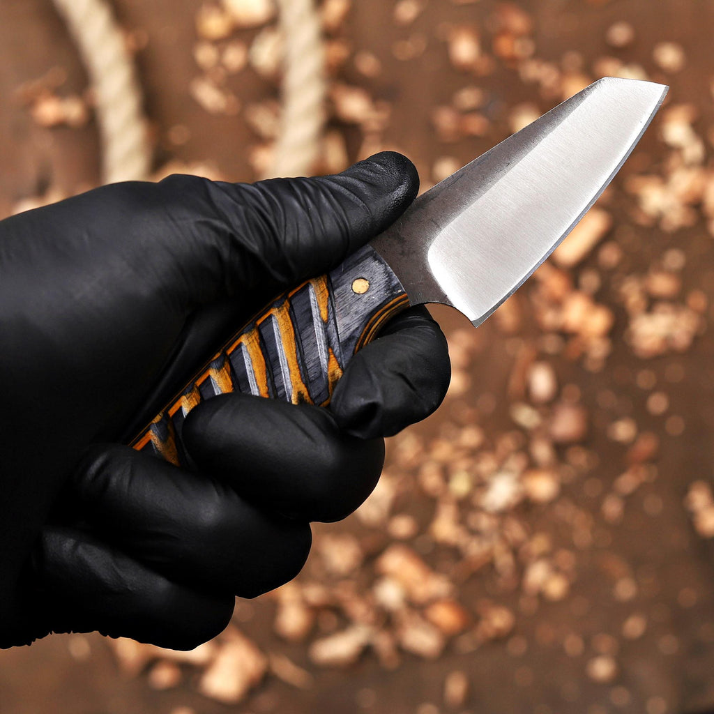 EDC Fixed Blade Knife with Cross Body Sheath