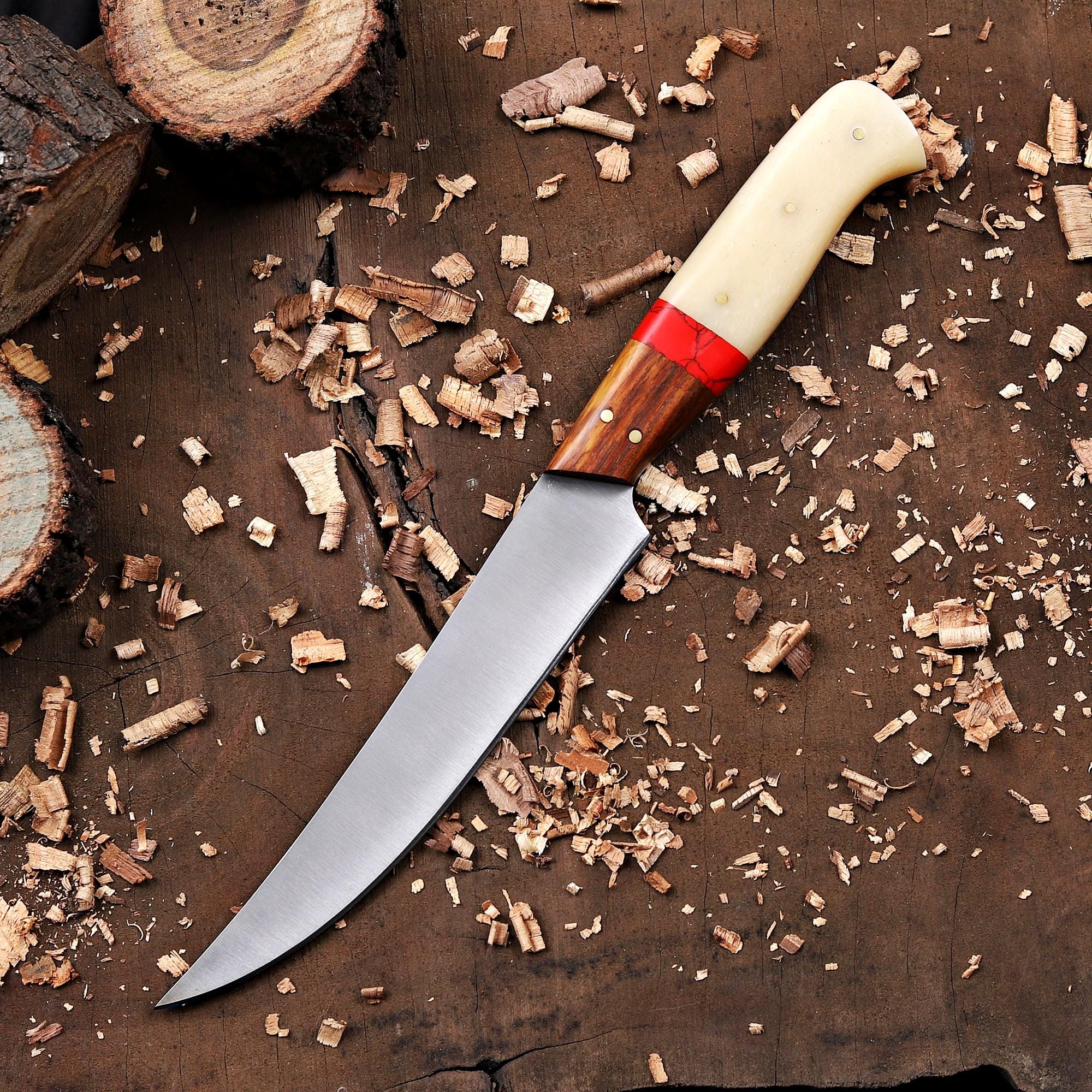 Custom Engraved Fillet Knife with Sheath