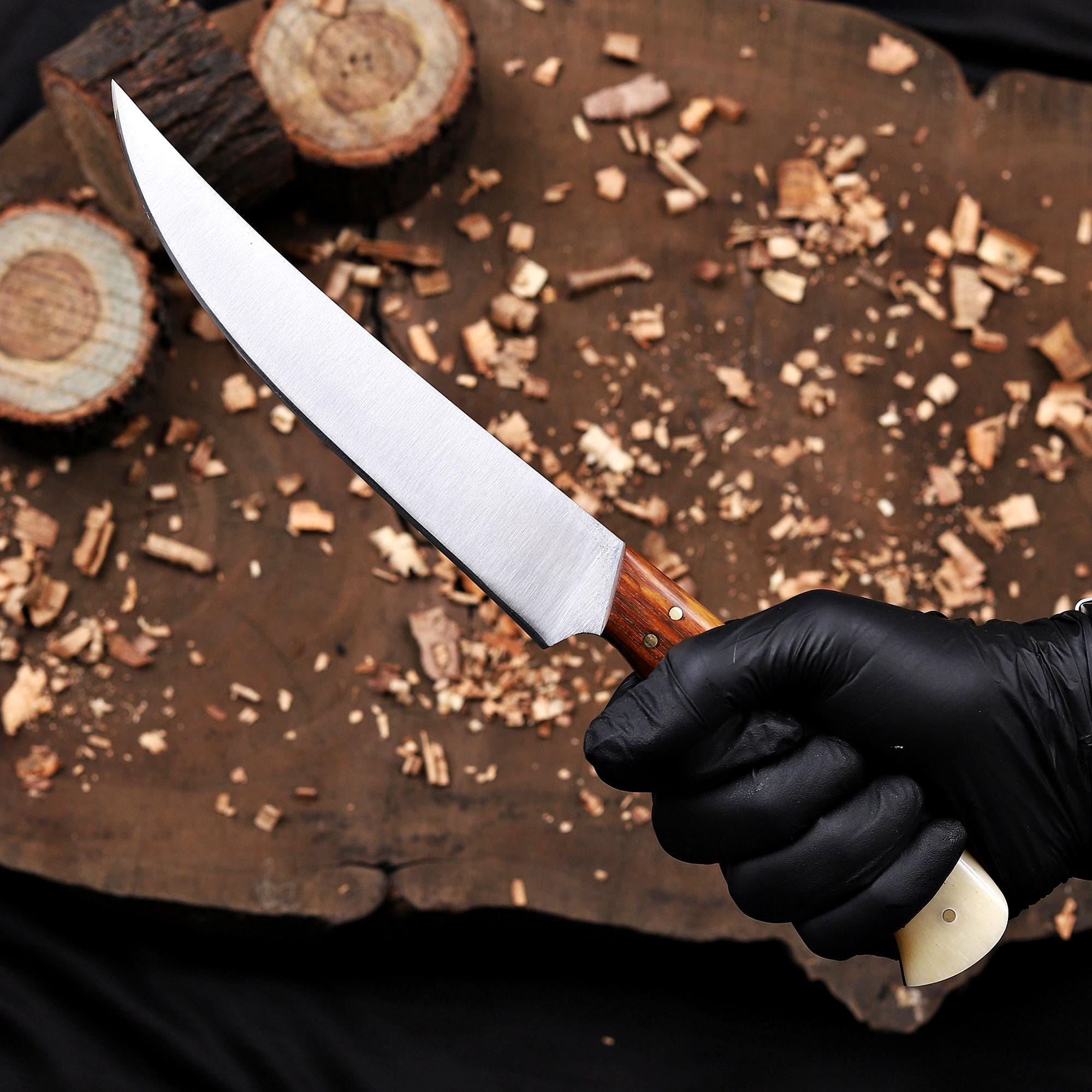 Custom Engraved Fillet Knife with Sheath