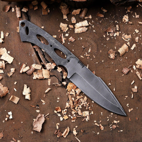 Custom Made Bushcraft Knife Blank Blade