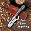 Personalized Bull Cutter Knife with Sheath
