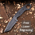 Personalized Blank Blade with Finger Hole
