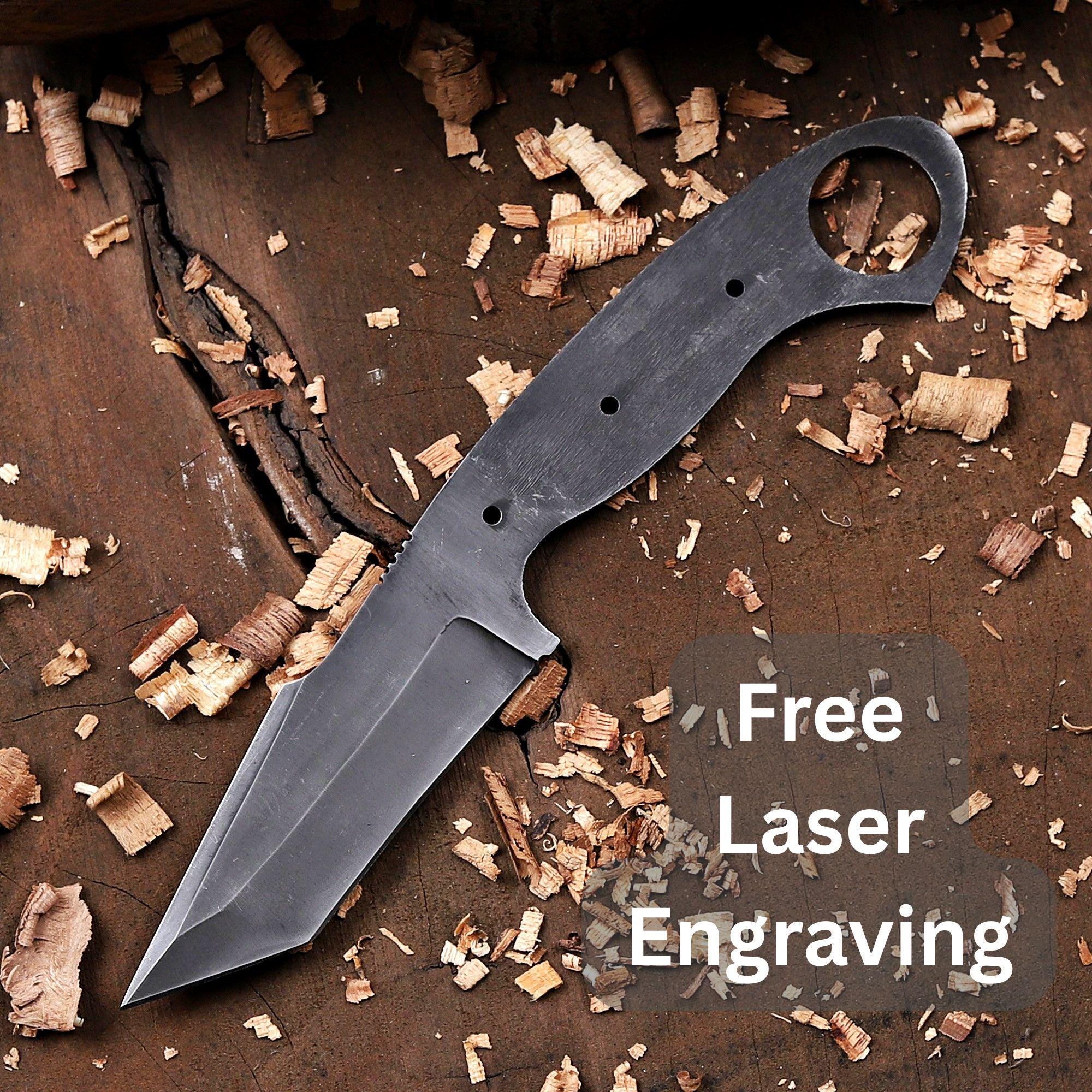 Personalized Blank Blade with Finger Hole