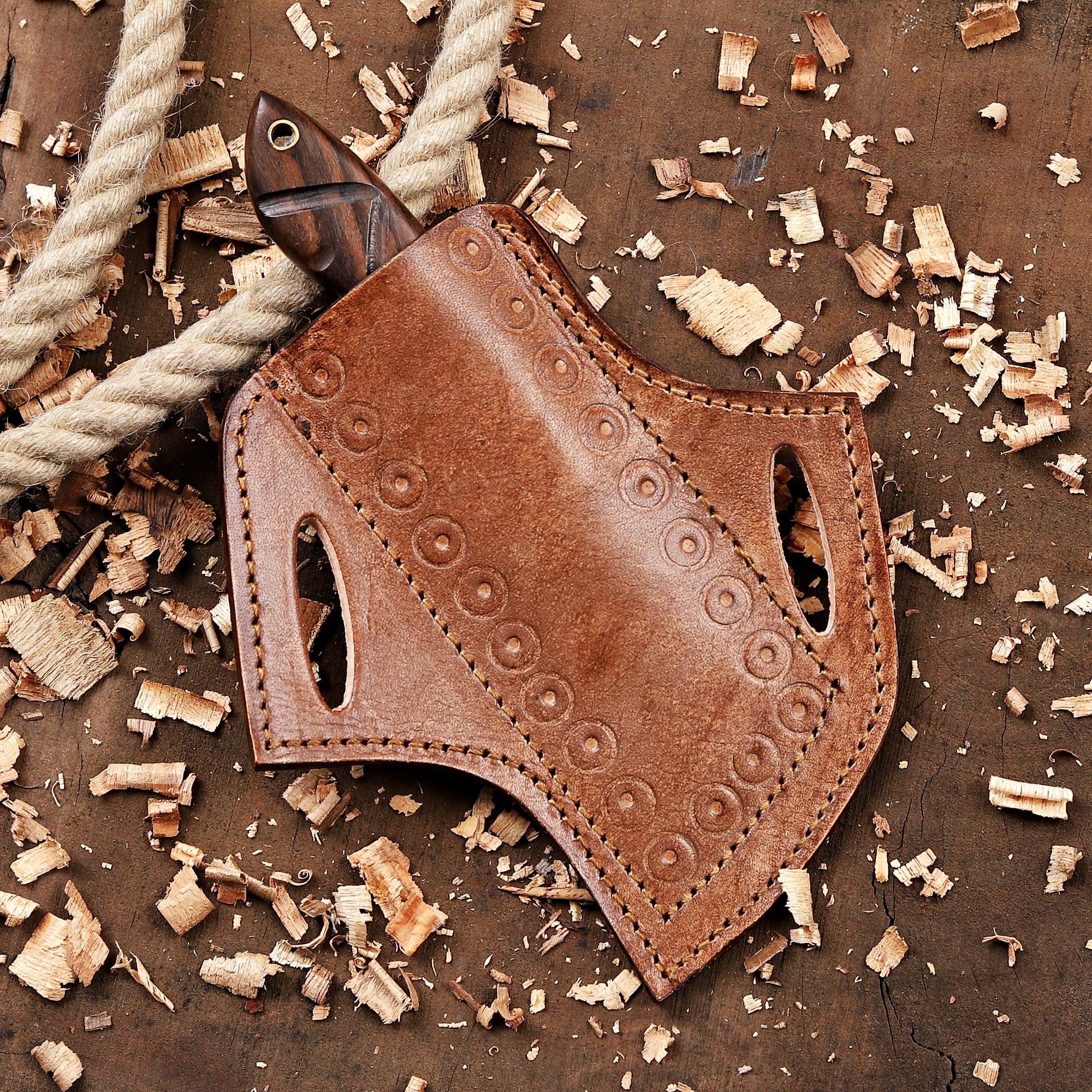 Personalized Hawkbill Knife with Sheath