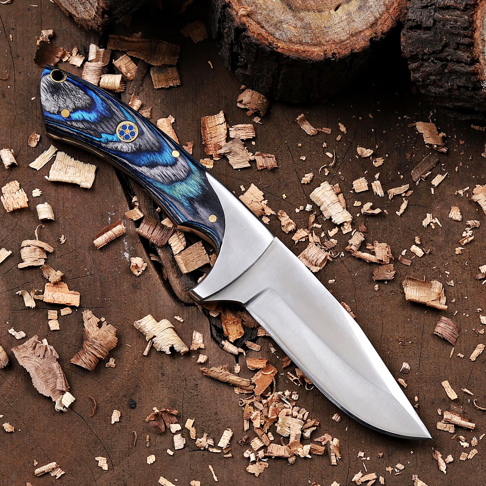 Personalized EDC Fixed Blade Knife with Sheath