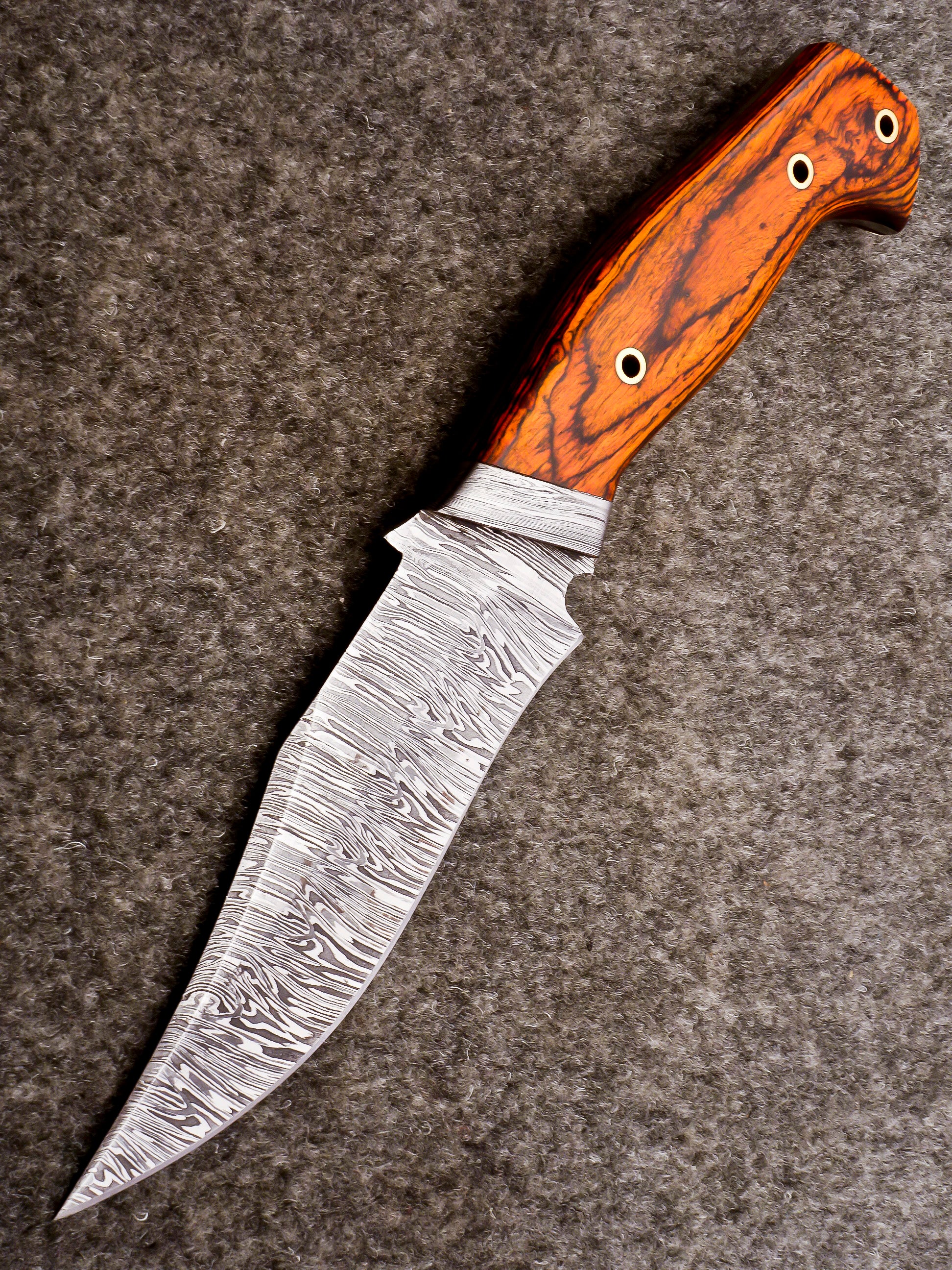 Handmade Damascus Fixed Blade Knife – Full Tang Outdoor Knife