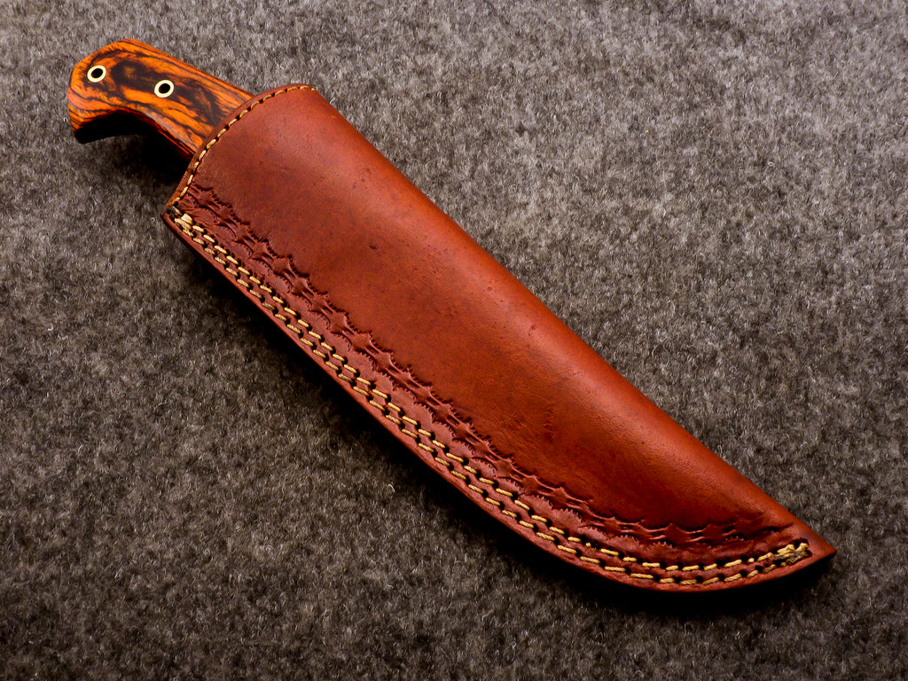 Handmade Damascus Fixed Blade Knife – Full Tang Outdoor Knife