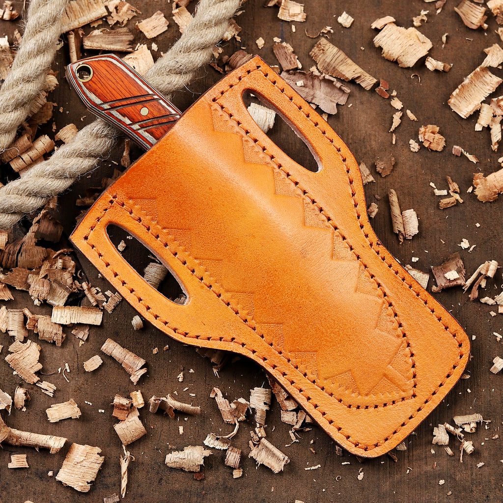 Personalized EDC Fixed Blade Knife with Sheath