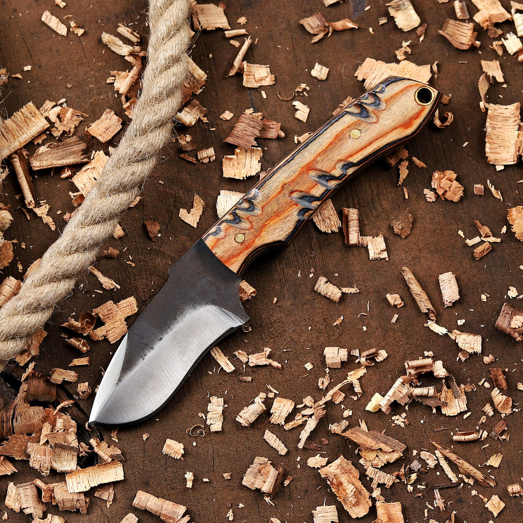 Personalized EDC Fixed Blade Knife with Sheath