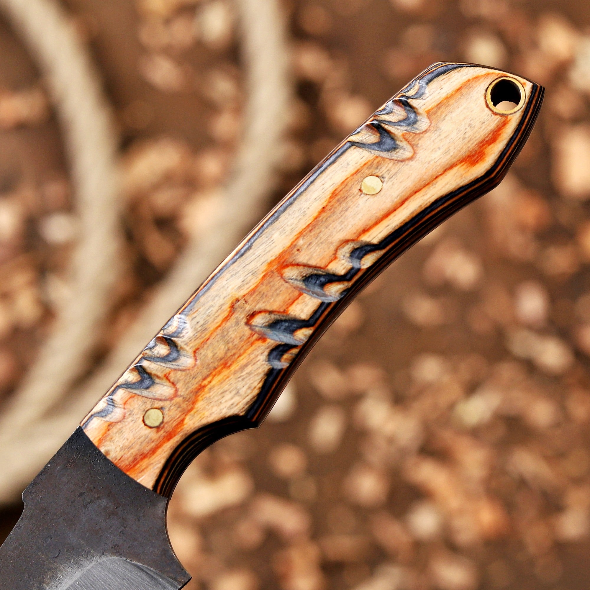 Personalized EDC Fixed Blade Knife with Sheath