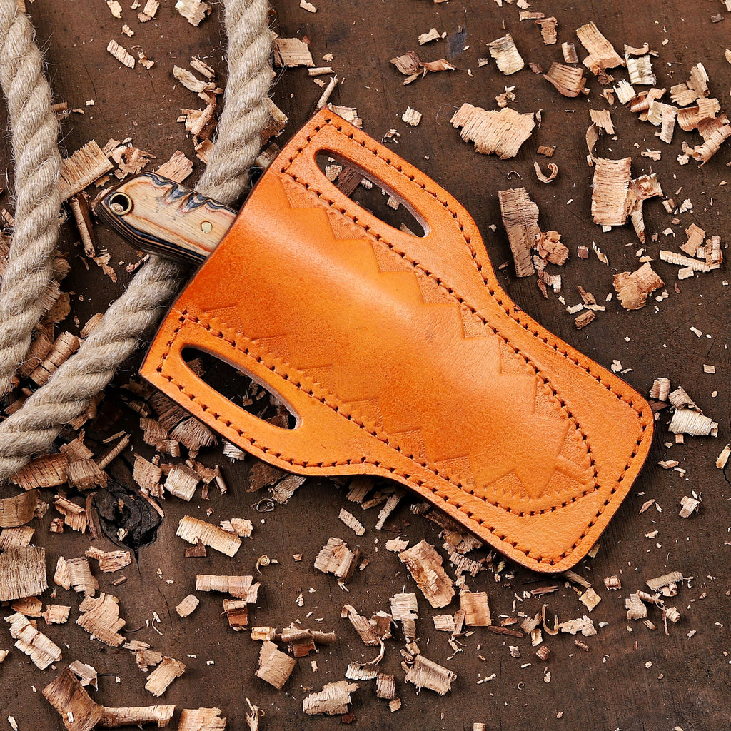 Personalized EDC Fixed Blade Knife with Sheath