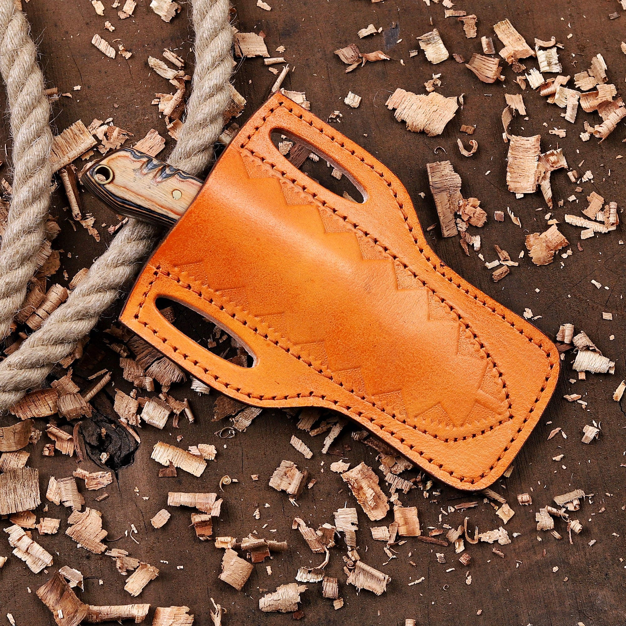 Personalized EDC Fixed Blade Knife with Sheath