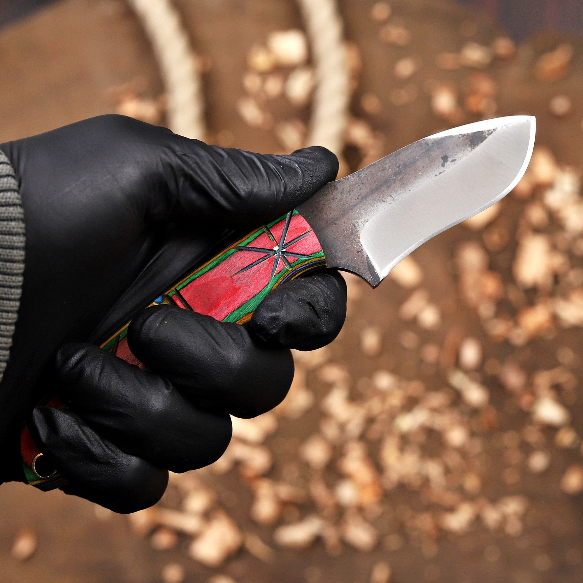 Personalized EDC Fixed Blade Knife with Sheath