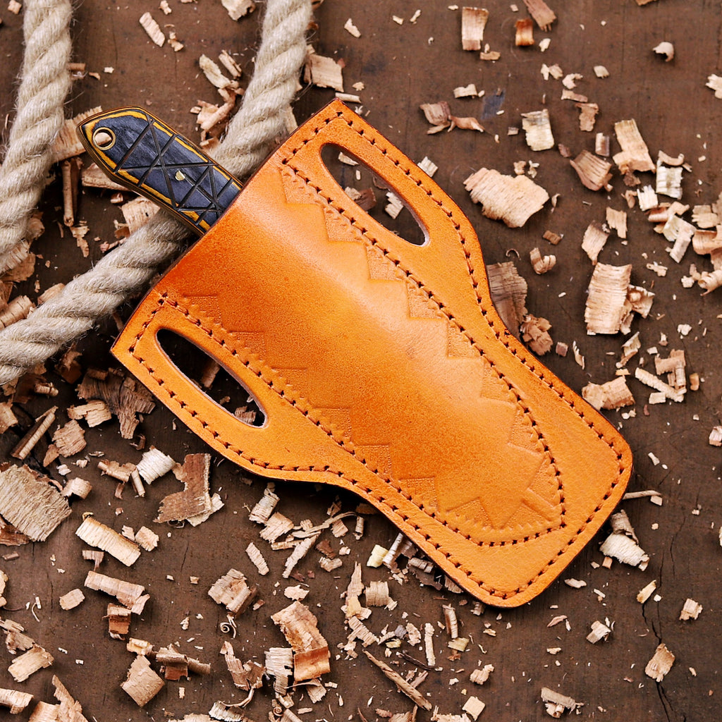 Personalized EDC Fixed Blade Knife with Sheath
