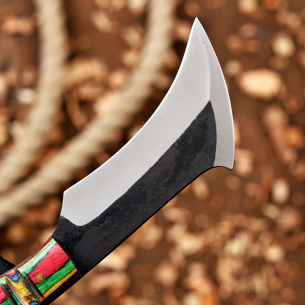 Personalized Hawkbill Knife with Sheath