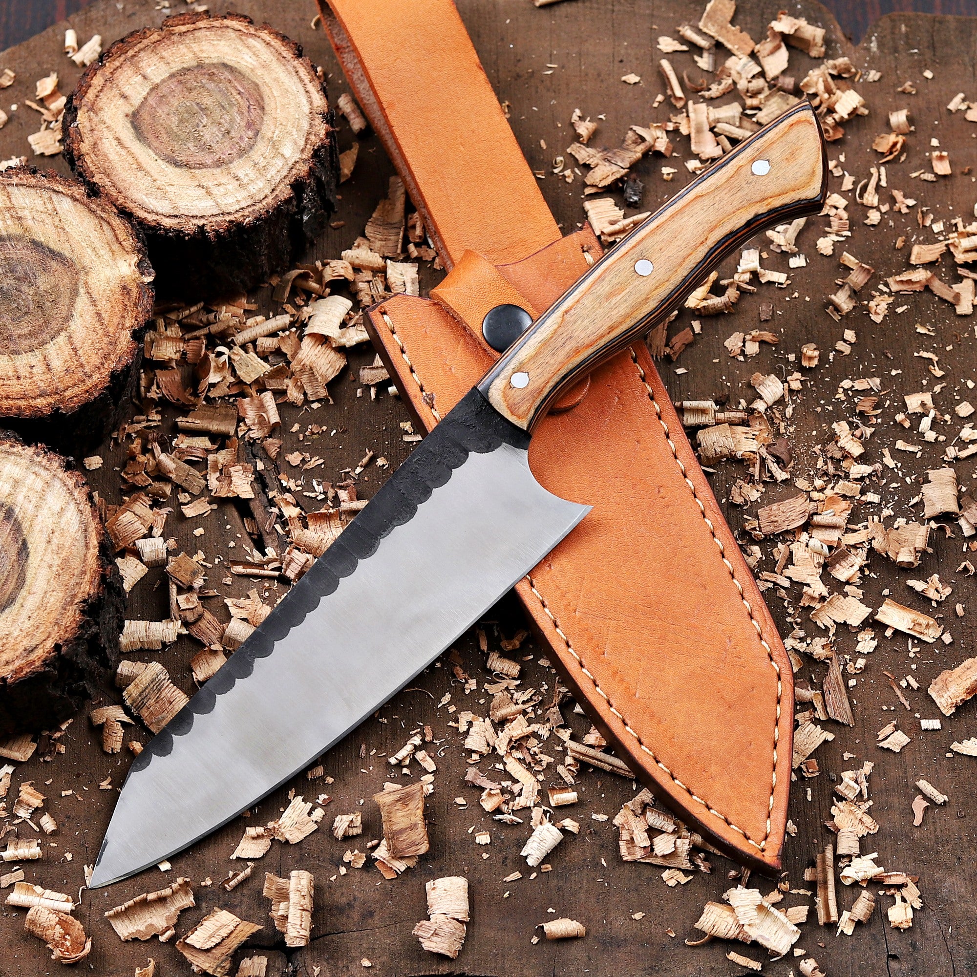 Personalized Chef Knife with Sheath