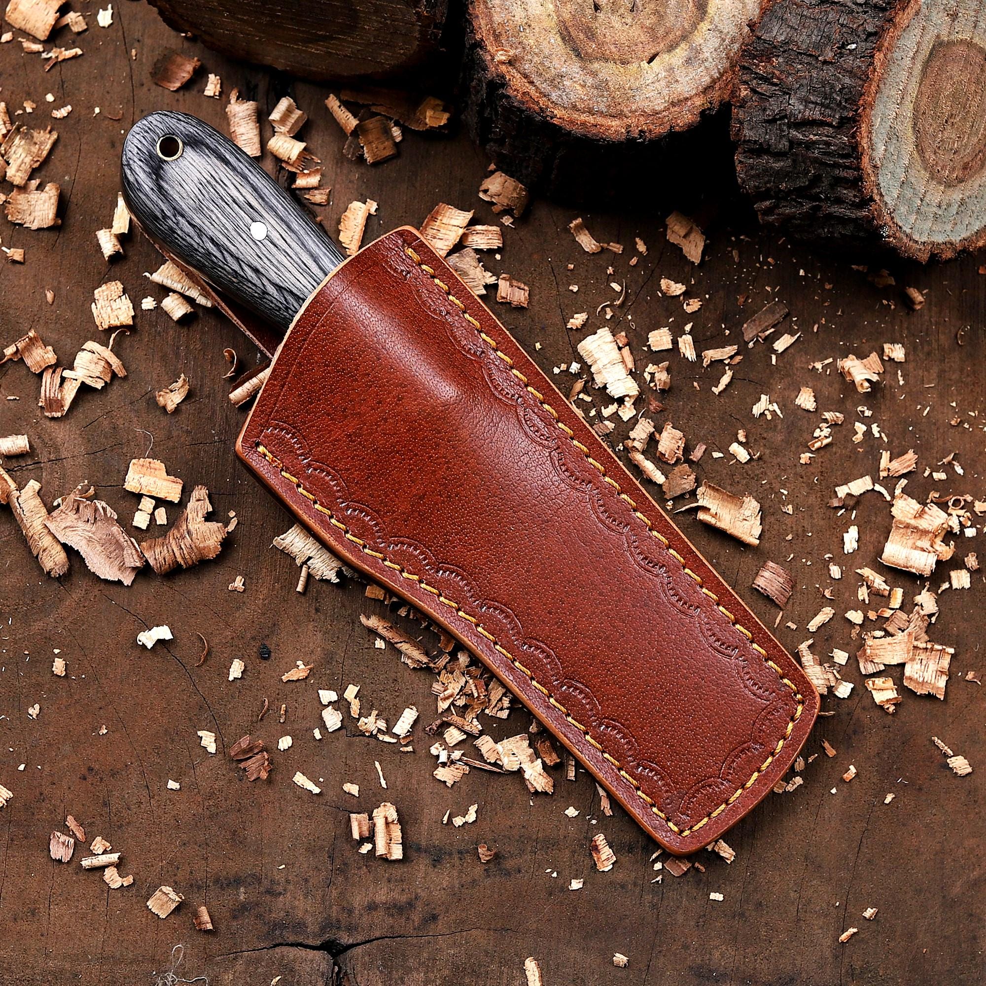 Personalized Bull Cutter Knife with Sheath