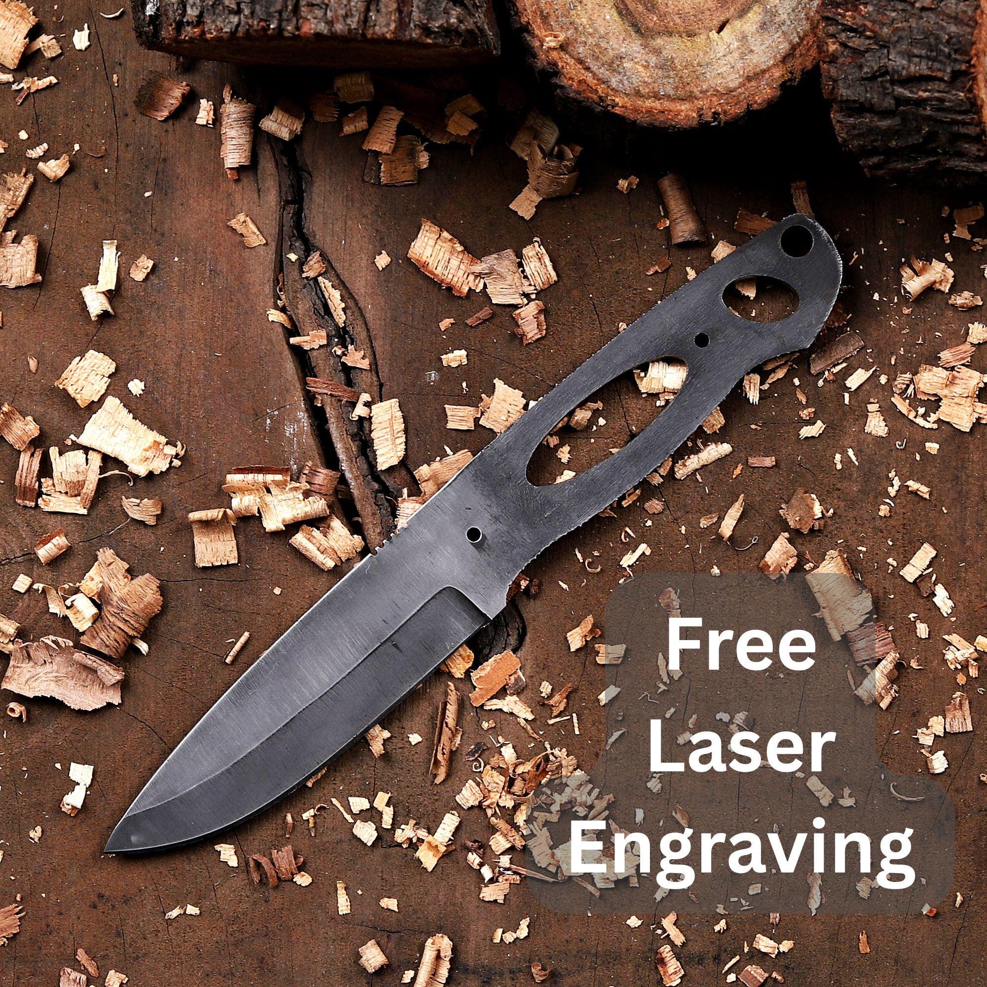 Carbon Steel Personalized Full Tang Blank Blade