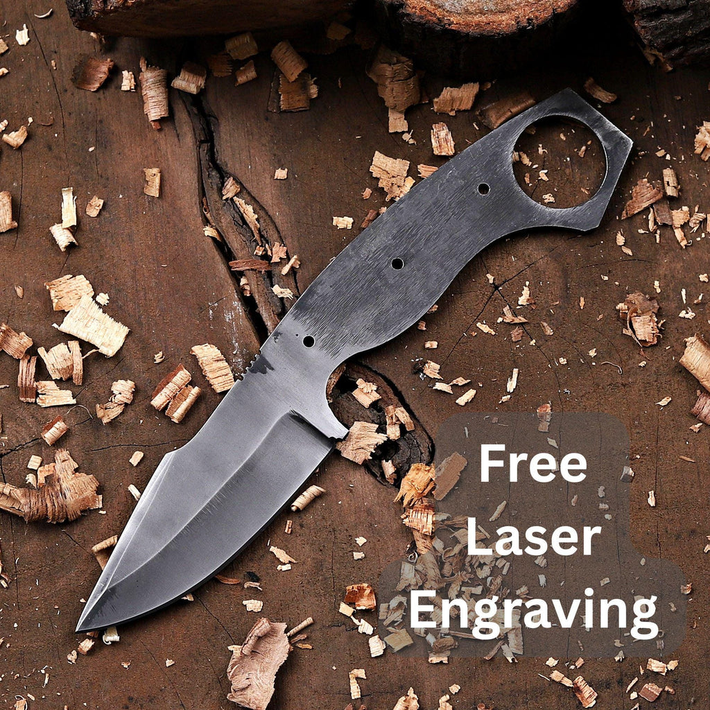 Personalized Blank Blade with Finger Hole