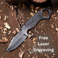 Personalized Blank Blade with Finger Hole