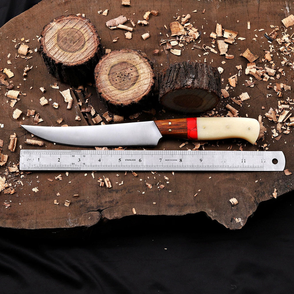 Custom Engraved Fillet Knife with Sheath