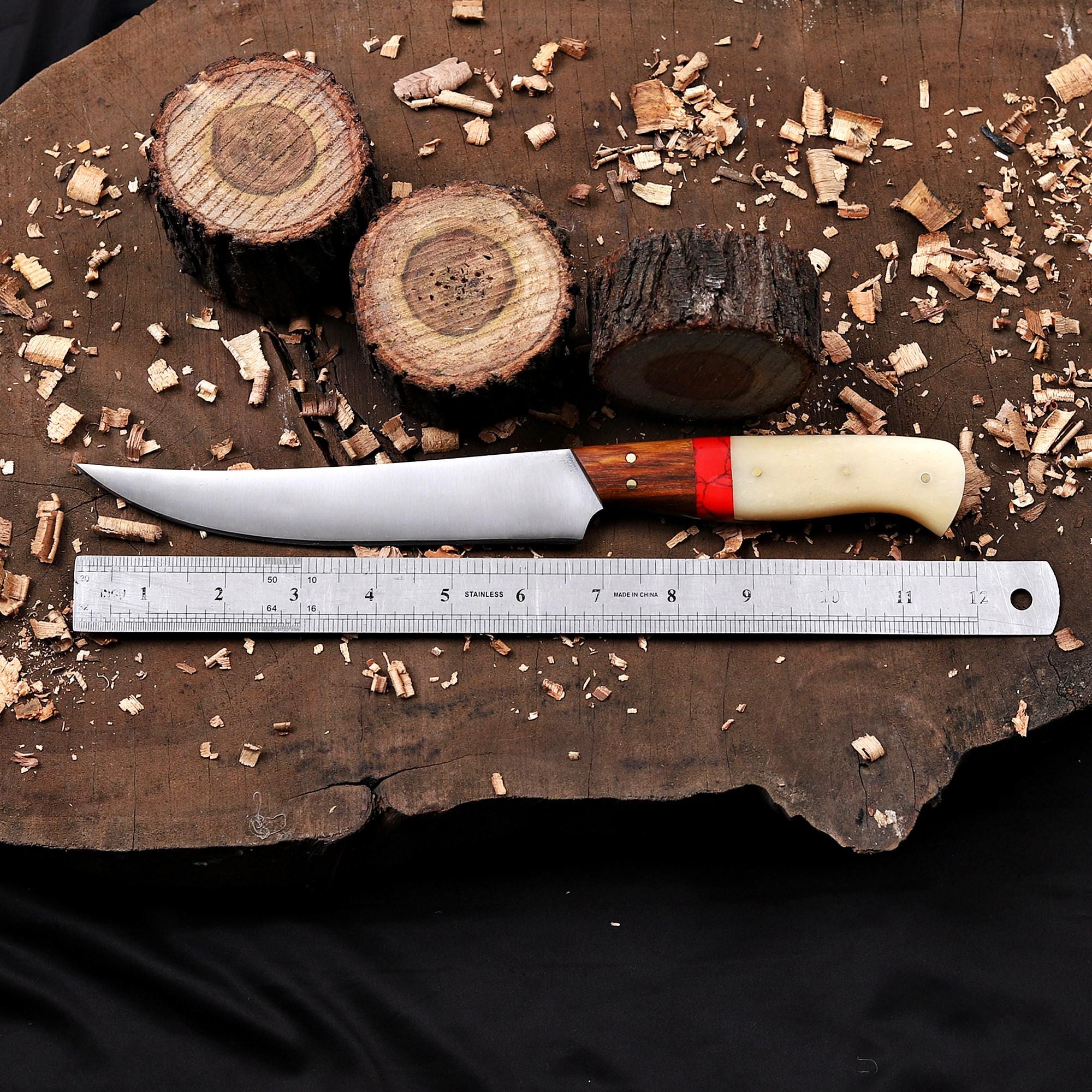 Custom Engraved Fillet Knife with Sheath