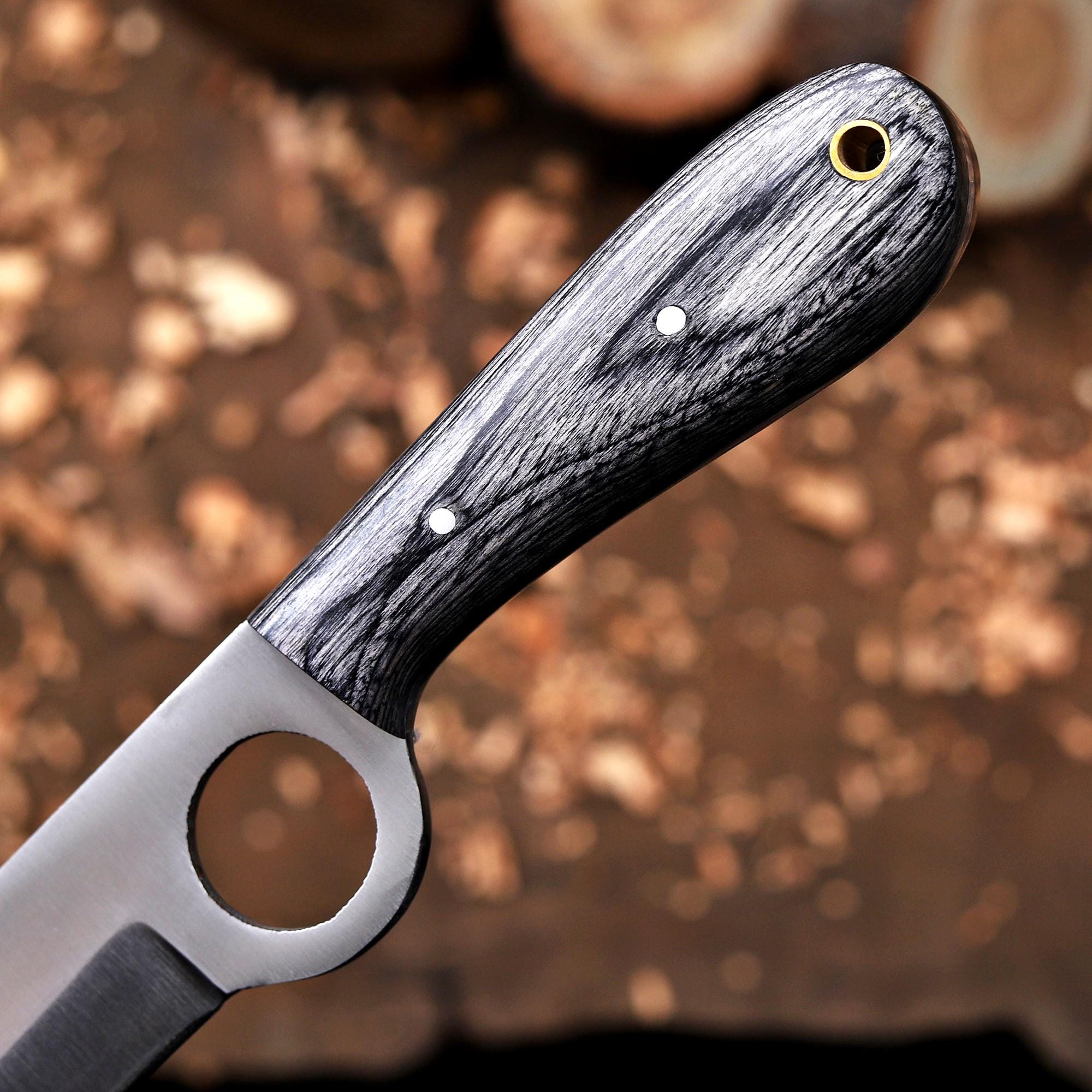 Personalized Bull Cutter Knife with Sheath