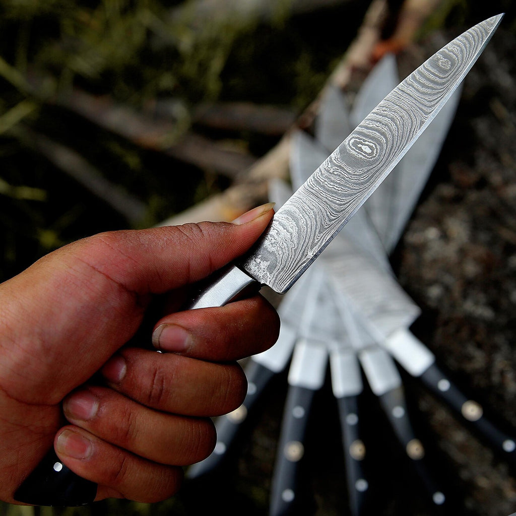 Handmade Damascus Kitchen Knife Set – Professional Chef Knives