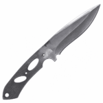 Hand Forged Knife with fixed blade and skeleton handle