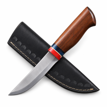Wooden Handle Hunting Knife