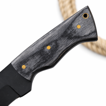 Black Coated Hunting Knife