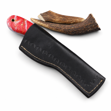 Red Marble Handle Cleaver Knife
