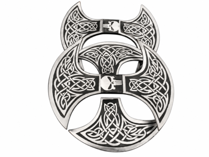 Celtic Double Crescent Axe