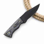 Black Coated Hunting Knife