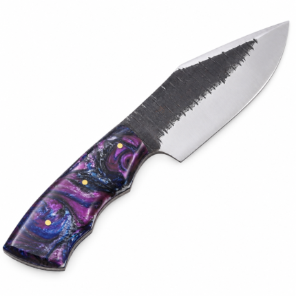 Galaxy Resin Handle Hunting Knife