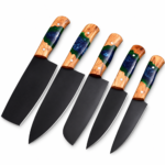 Black Kitchen Knife Set