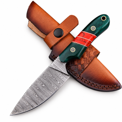 Damascus Fixed Blade Hunting Knife