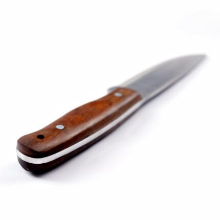 Wooden Handle Bushcraft Knife