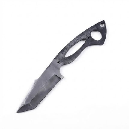 Tanto Knife with fixed blade and skeleton handle