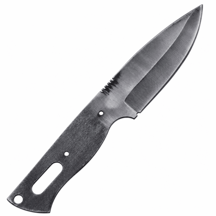 DIY Knife with full tang fixed blade and customizable handle section
