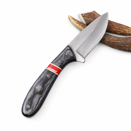 Black Handle Hunting Knife