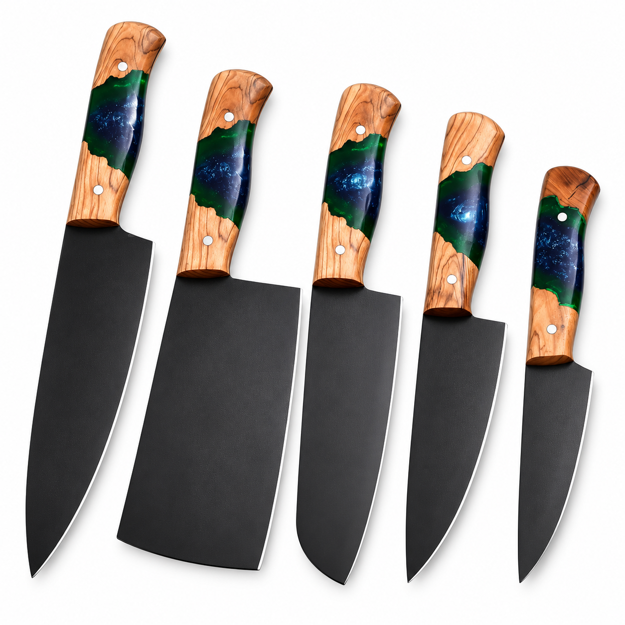 c7111e6d-db6b-4c6c-b67b-0b85a6bb1dde Black Kitchen Knife Set