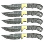 Damascus Steel Hunting Knife Blank